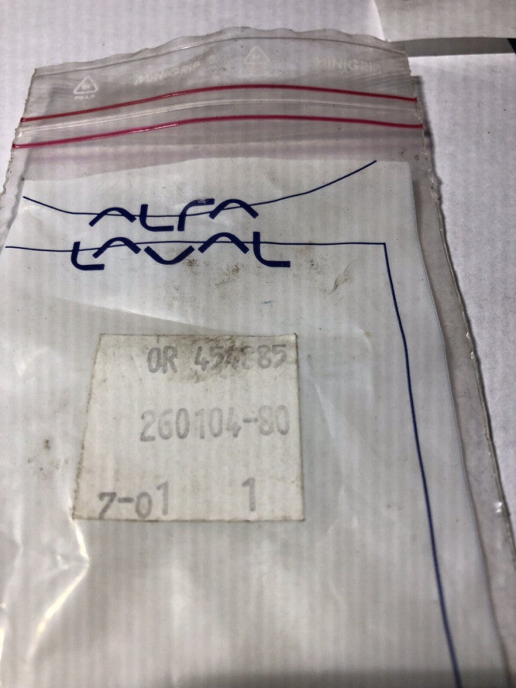 Alfa Laval 260104-80. O-RINGS  **NEW** (Qty. Of 3) 260104-80