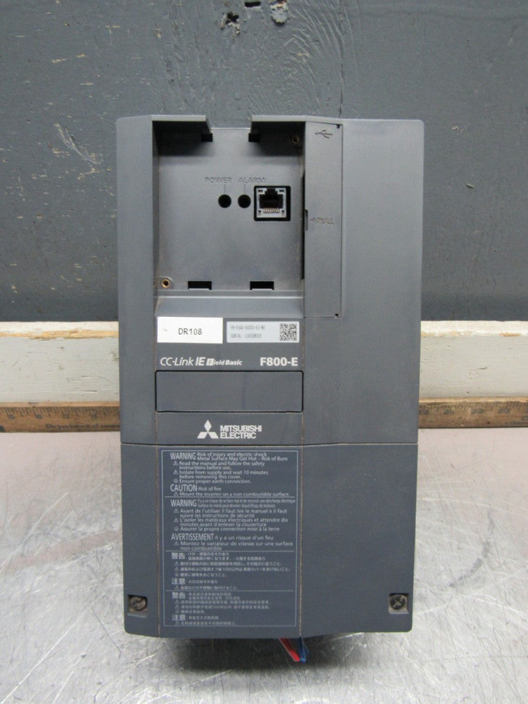 MITSUBISHI F800-E INVERTER FR-F840-00083-E3-N6 3PH 380-500V  XLNT USED TAKEOUT