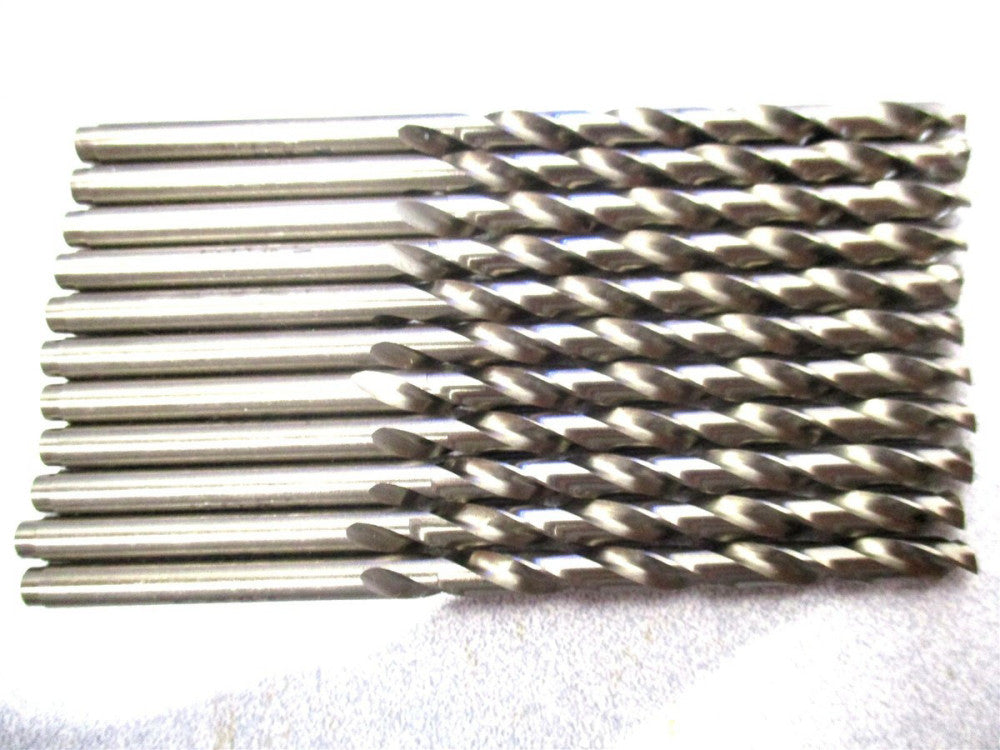 Quality Plus (20822) #22 .1570 x 3-1/8 OAL 2-Flute Cobalt Jobber Drill - 11 PC