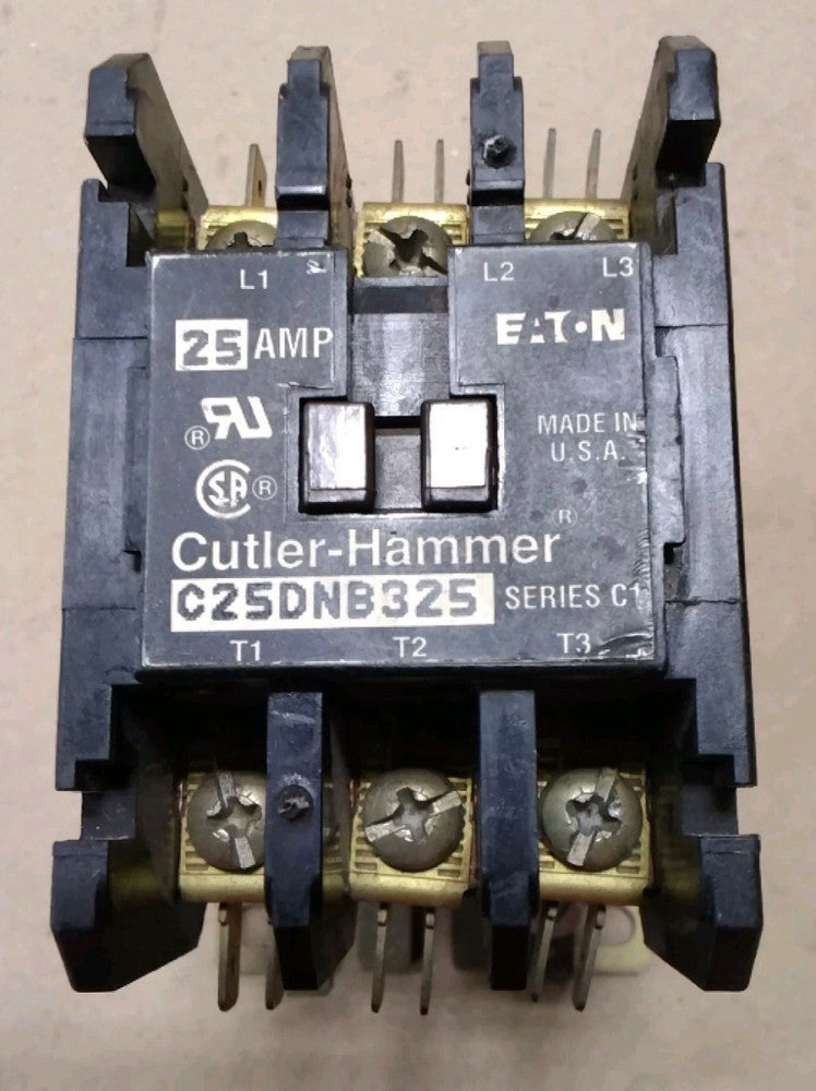 Cutler-Hammer C25DNB325 Contactor Series C1 25A 3P 24V Coil G90