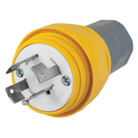 Hubbell Wiring Device-Kellems Hbl26w09 Watertight Locking Plug, Non-Nema, 20 A,