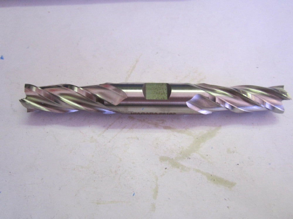 Niagara RH Cobalt Double Square End Mill 4 Flute 9/16" Dia 1-3/8 X 5 X 5/8" NEW