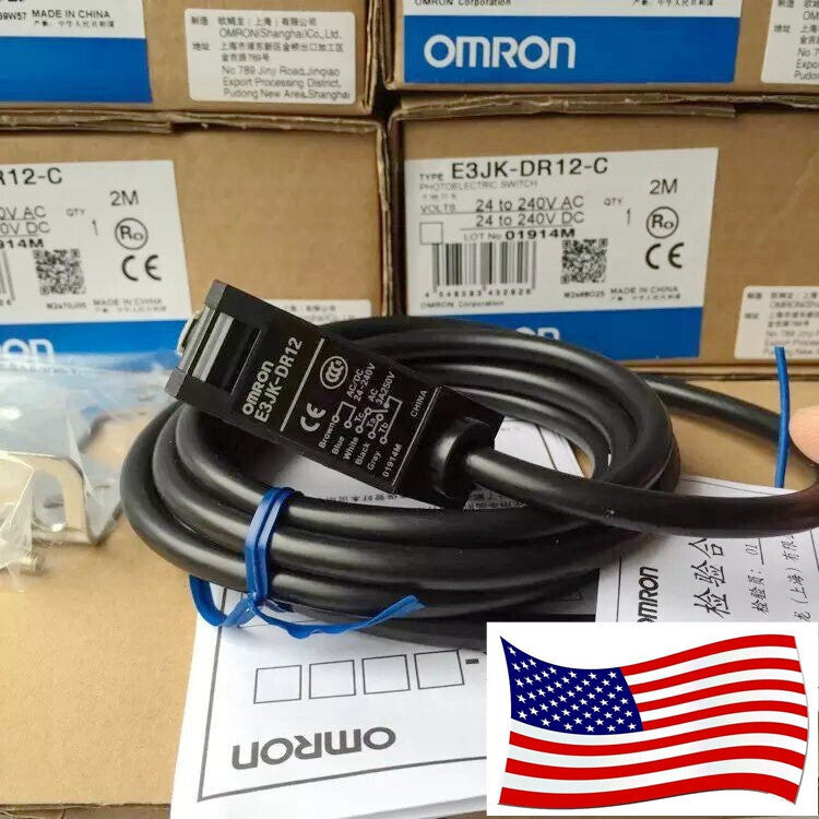 1PC New  Omron E3JK-DR12-C Photoelectric Sensor Switch--US Stock