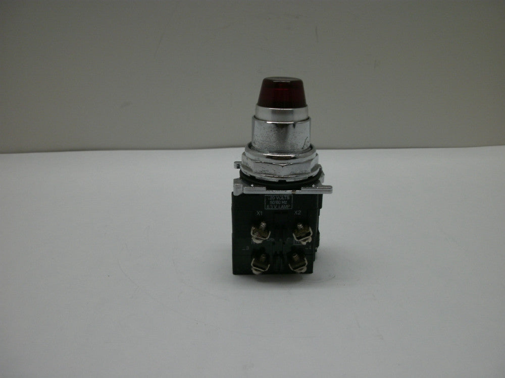 CUTLER-HAMMER 10250T/91000T/E34 PUSHBUTTON ILLUMINATED RED 120V 50/60HZ N.O./N.C