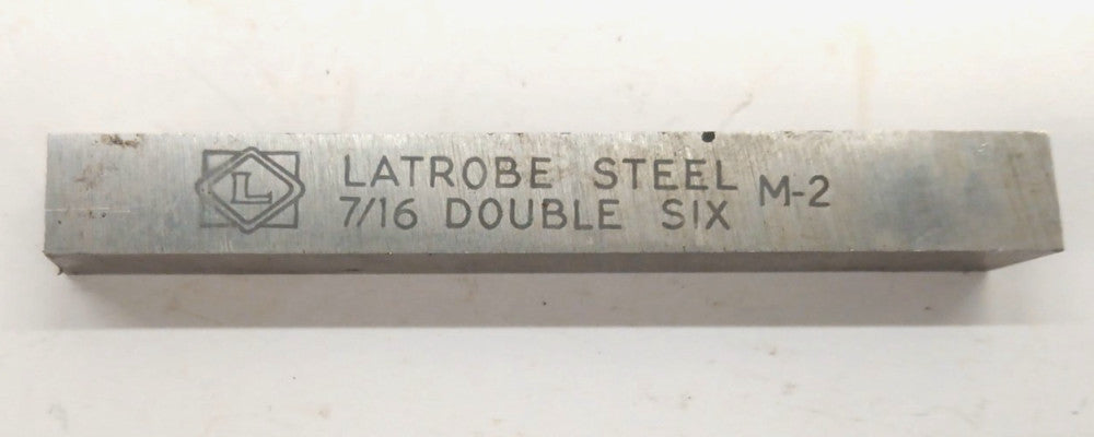 LATROBE STEEL DOUBLE SIX 7/16 M-2 OAL 3-5/8"