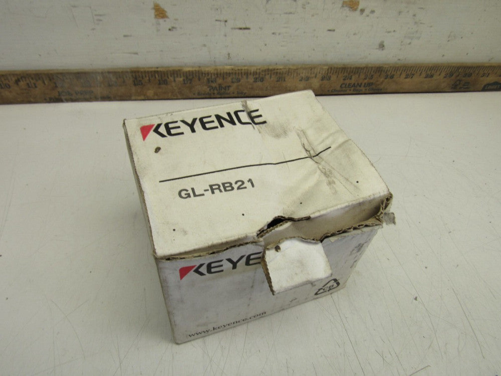 LOT OF 2QTY KEYENCE GL-RB21 NO DEAD ZONE LIGHT CURTAIN MOUNTING BRACKET NIB