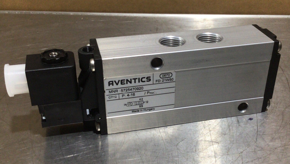 AVENTICS 5725470920 24VDC UNMP 5420800390 7290 0670 21W50
