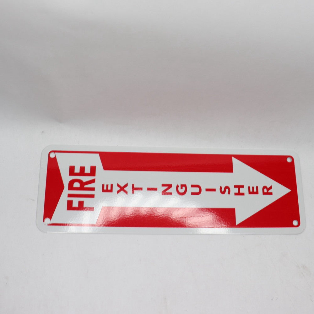 Fire Extinguisher Sign Self Adhesive UV Protected & Waterproof 4 Mil 4" x 12"