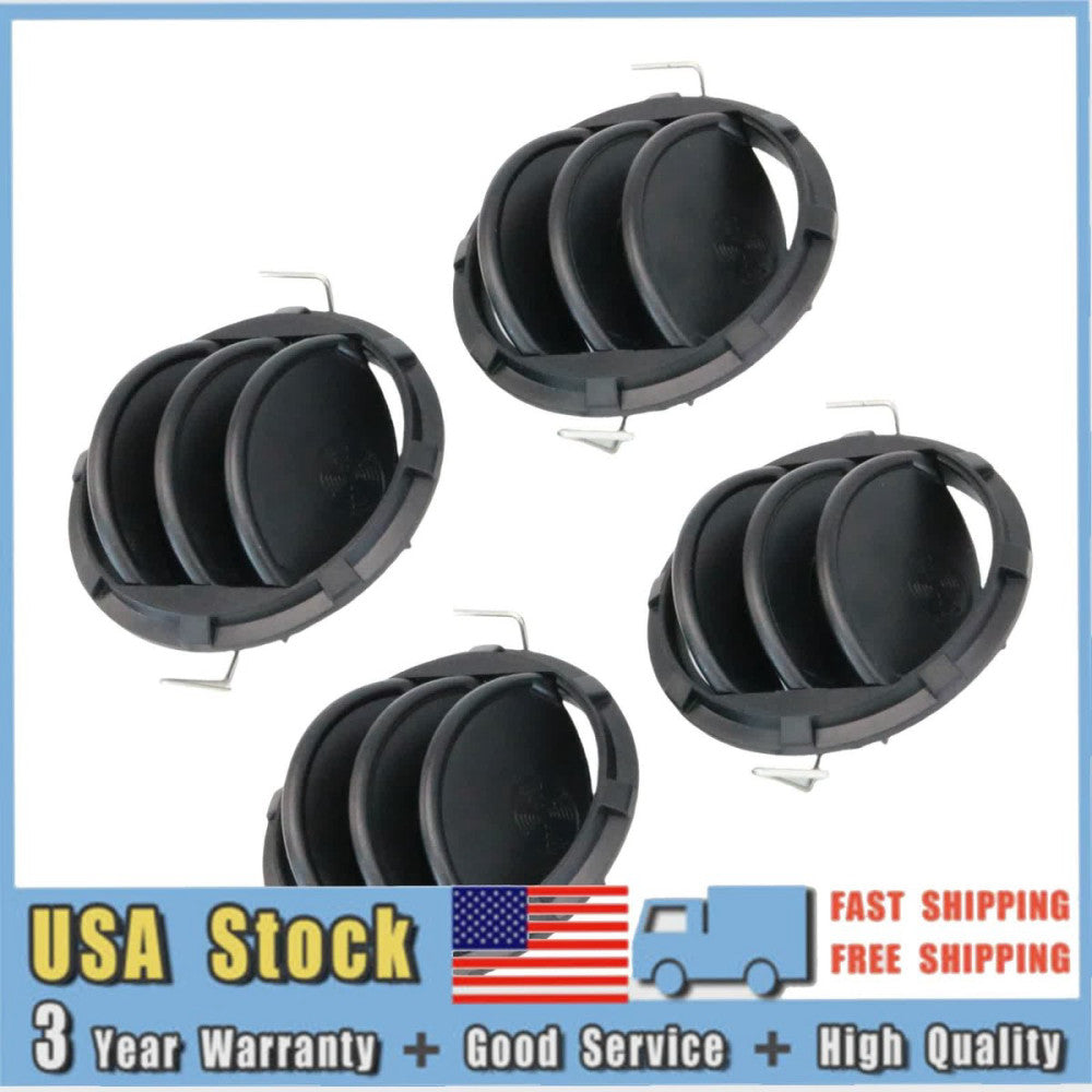 Fits Caterpillar Models CB-434D CB-564D CD-54 4pcs Round Air Vent Louver Grille