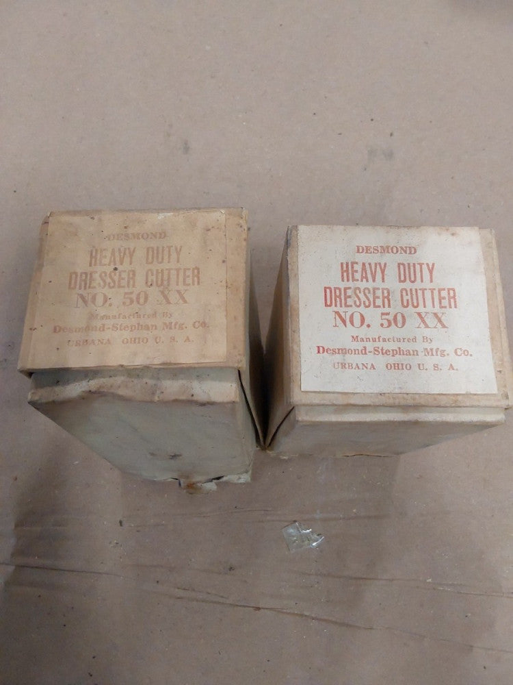 LOT OF 2 NEW DESMOND NO. 50XX HEAVY DUTY DRESSER CUTTER....N68