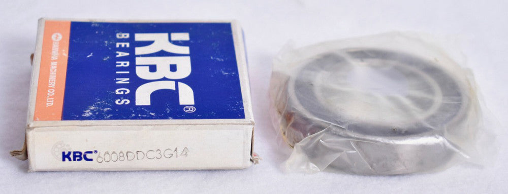 KBC Double Rubber Sealed Ball Bearing  6008DD  Factory Sealed