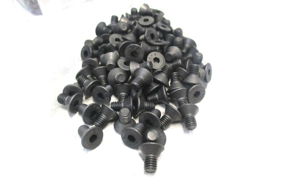 Brighton (211075) #10-32 UNF 3/8" OAL 1/8" Hex 82° Flat Cap Screw - Lot of 100