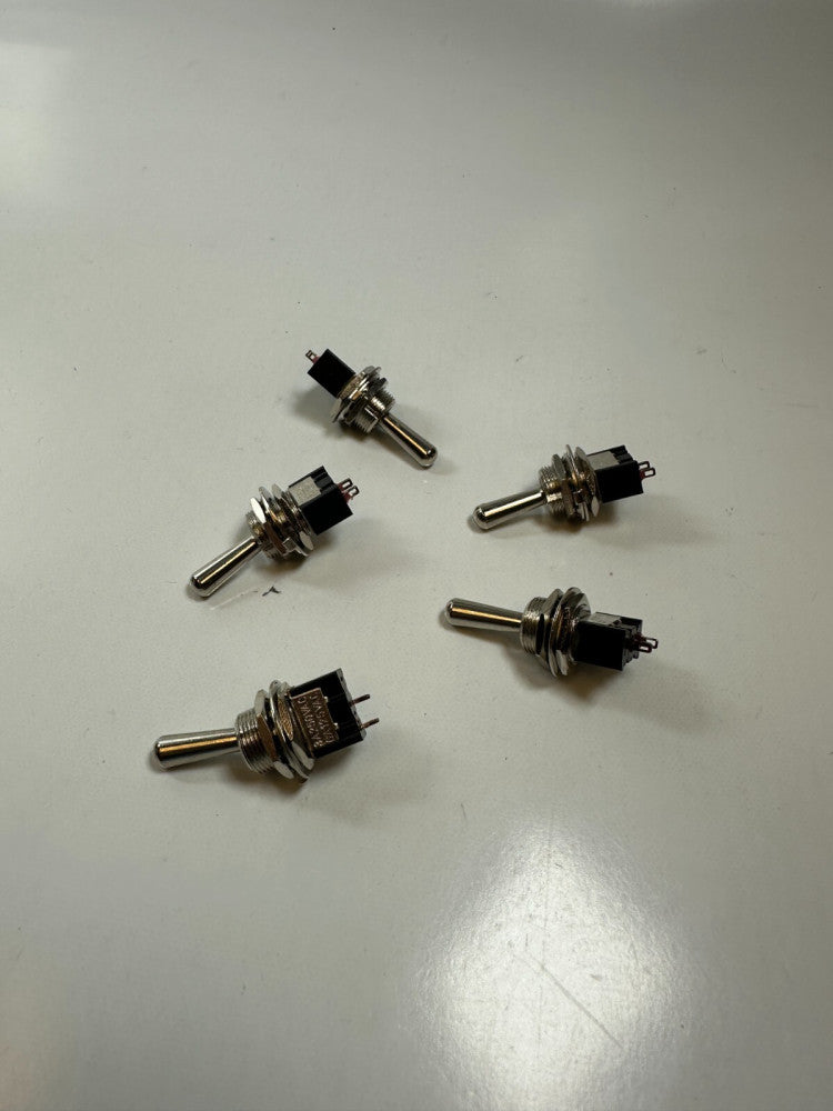 MTS-1 Toggle Switch 2-Pins 2-Positions 3A 250VAC (Lot of 5) New