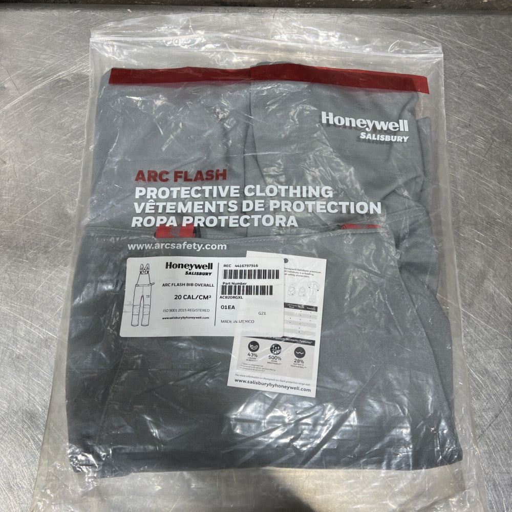 SALISBURY PRO-WEAR PLUS 20 CAL/CM2 ARC FLASH PROTECTION BIB OVERALLS ACB20RGXL