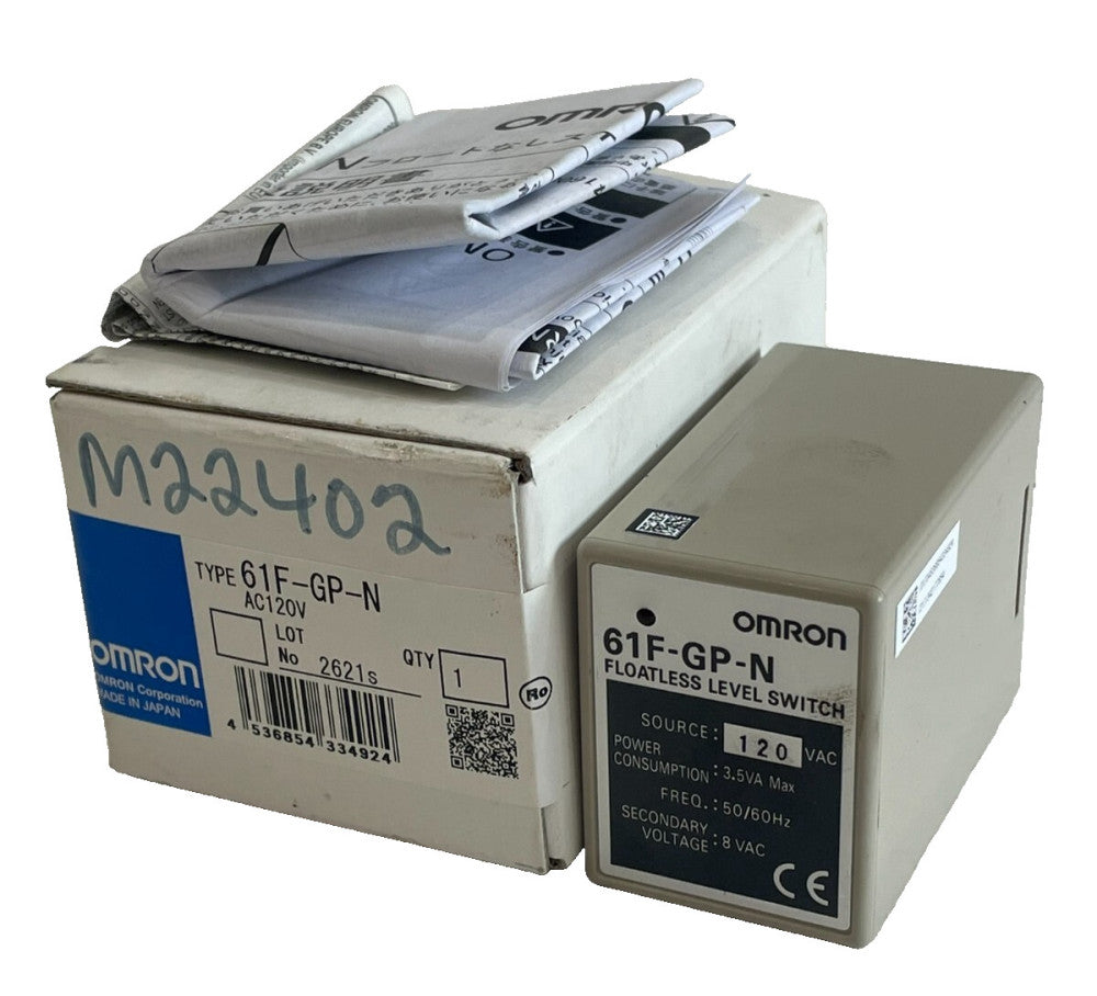 NEW OMRON 61F-GP-N LEVEL SWITCH AC120V 61FGPN