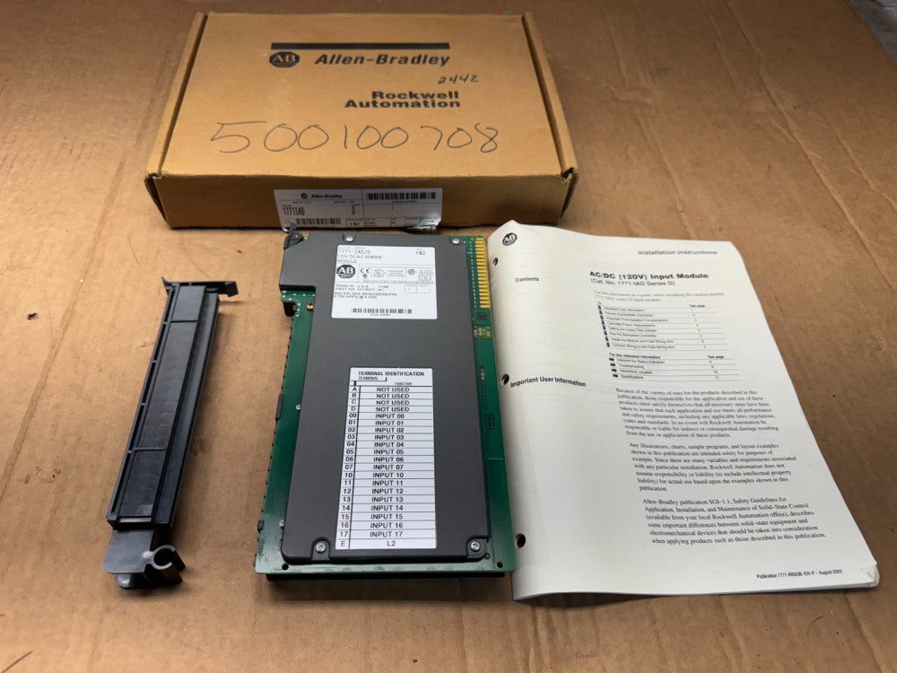 NEW IN BOX ALLEN-BRADLEY PLC-5 INPUT MODULE 1771-IAD SERIES D