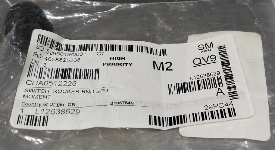 Champion -  0512226 Switch, Rocker, Round SPDT Moment. 29PC44