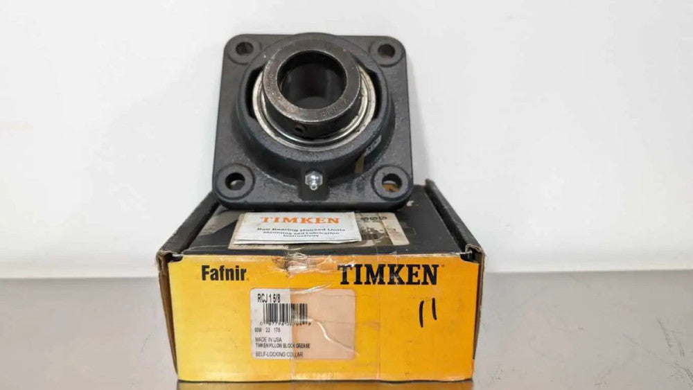Timken RCJ1 5/8 4 Bolt Flange Mount Bearing 1-5/8" ID Fafnir