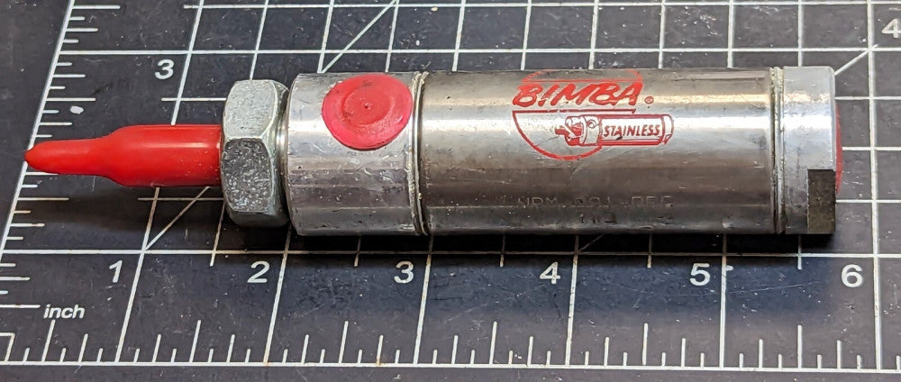 NRM-091-DFG Bimba Double Acting Cylinder 1 1/16” Bore 1” Stroke Magnet NEW [OF44