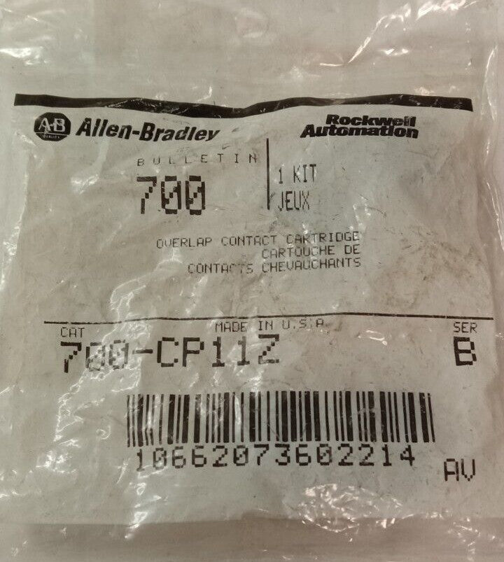 NEW ALLEN BRADLEY OVERLAP CONTACT CARTRIDGE  700-CP11Z