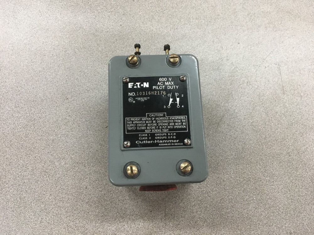 NEW NO BOX CUTLER-HAMMER LIMIT SWITCH 10316H2176