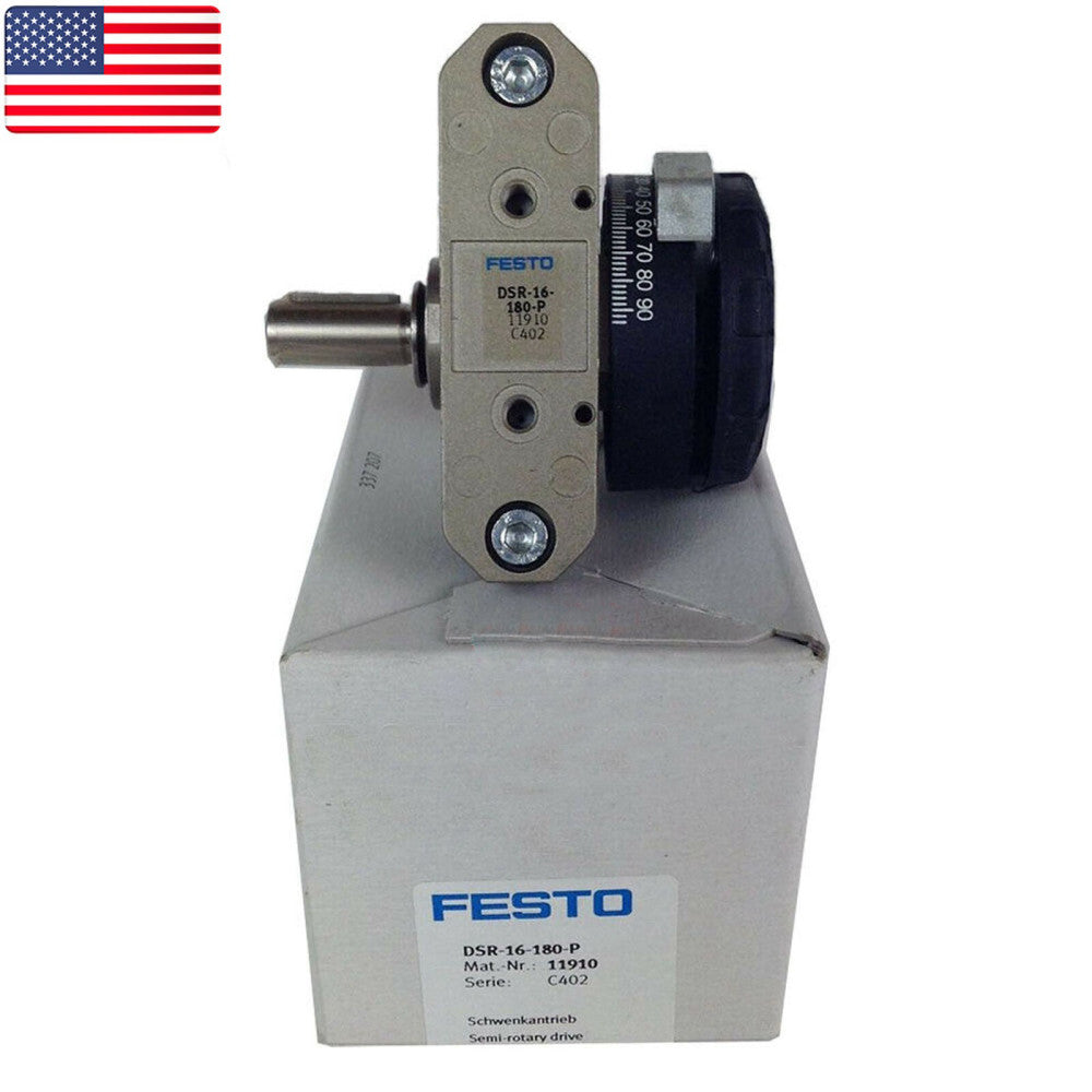 One Brand New FESTO DSR-16-180-P 11910 Rotating Cylinder - US Stock
