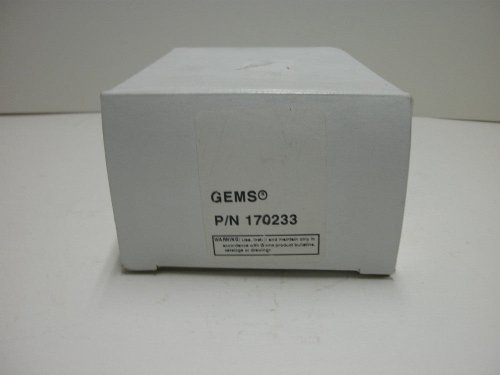 GEMS 170233 LIQUID FLOW SWITCH 3/4" FNPT SPST NO 120-240 VAC/VDC 1GPM NEW IN BOX