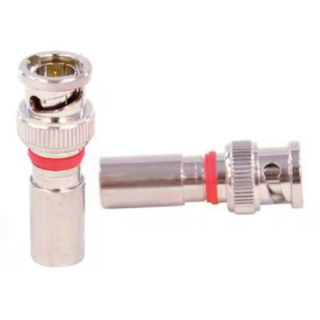 Dolphin Components Dc-Cbncm6g Cable Coupler,Bnc/Male,Rg6 Coax,Pk10