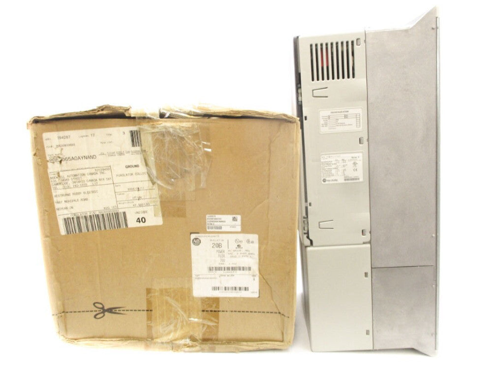 ALLEN BRADLEY 20BD065A0AYNAND0 SER. A F/W 3.002 432-528VAC 59.6A NSMP