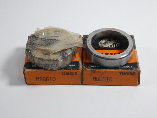 *Lot of 2* Timken M86610 Tapered Roller Bearing Cup - NEW Surplus!