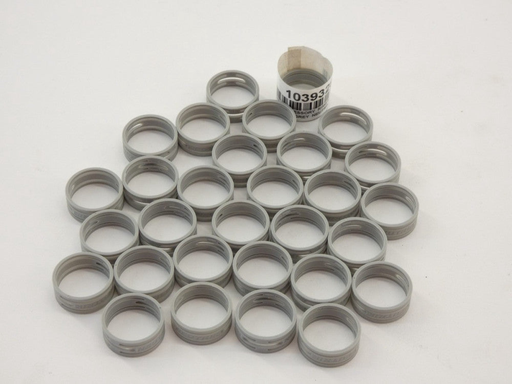 *Lot of 30* Neutrik XXR-8 Gray Color Coding XLR Cable Ring - NEW Surplus!