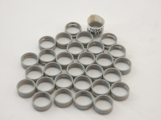 *Lot of 30* Neutrik XXR-8 Gray Color Coding XLR Cable Ring - NEW Surplus!
