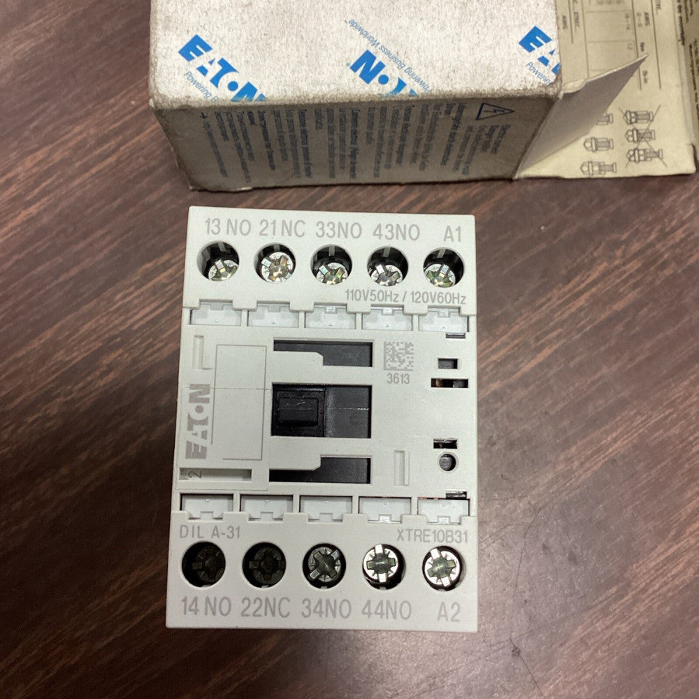 New CUTLER HAMMER XTRE10B31A Contactor, Control Relay, 120V