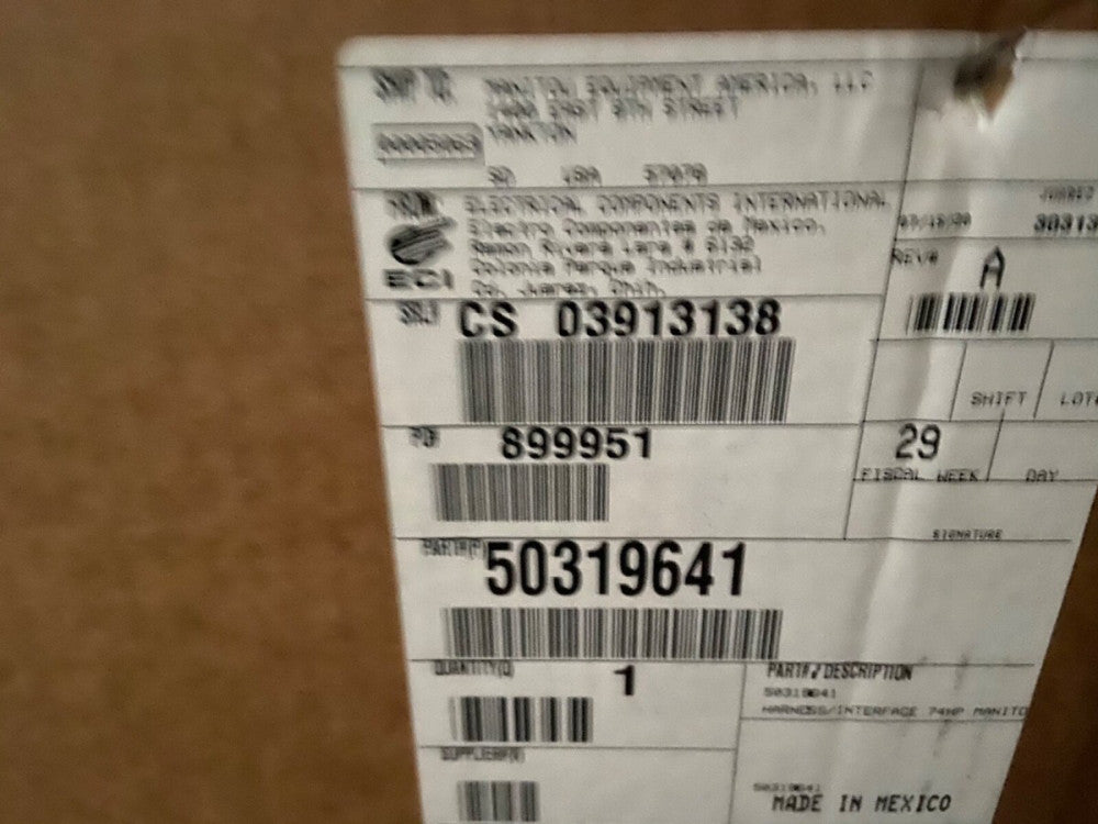 GEHL Part #50319641 Harness/Interface 74hp