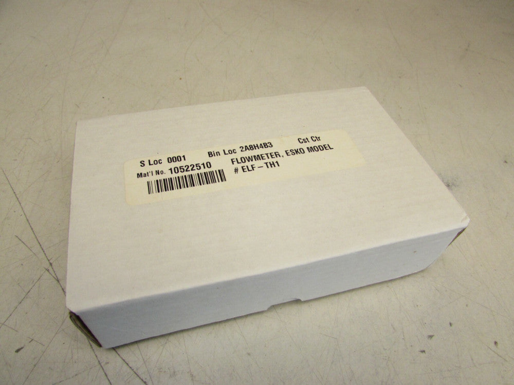ESKO ELF-TH1 FLOW METER 1-9GPH H2O NEW IN THE BOX !! INCLUDES ADJ. TOOL !! M/O !