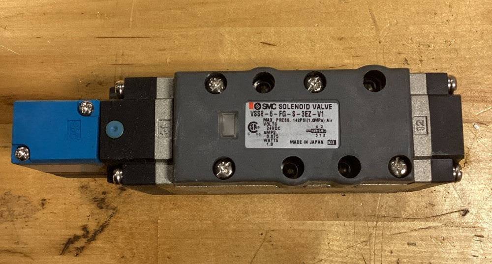 SMC Solenoid Valve VSS8-6-FG-S-3EZ-V1 **See Photos**