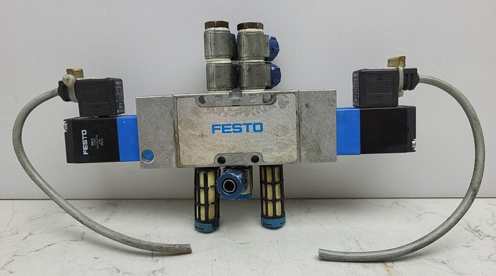 Festo MVH-5/3G-1/4-B Pneumatic Solenoid Valve MSV-3 19138