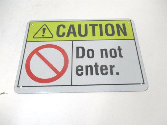 (472K05) 7 x 10" Authorized Personnel and Restricted Access Aluminum Safety Sign