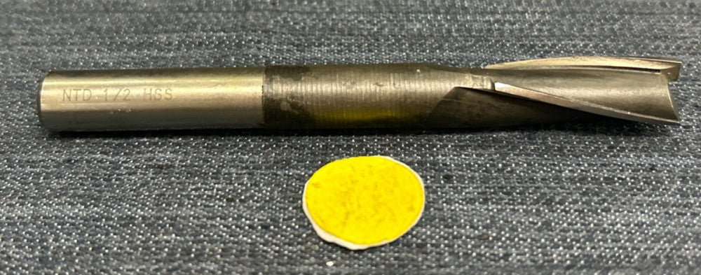 NTD 3 FLUTE HSS END MILL   1/2" CUT DIAMETER  1L568A   4-3/8" OAL