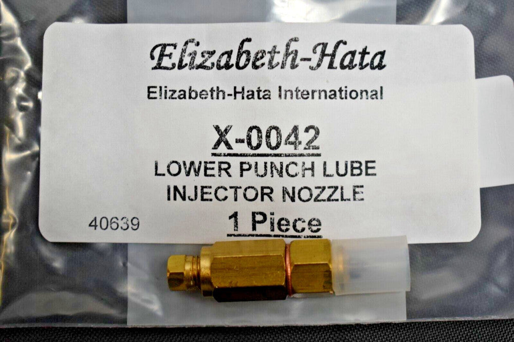   Elizabeth Hata X-0042 Lower Punch Lube Injector Nozzle New