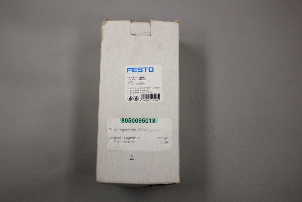 NEW FESTO MINI PRESSURE REGULATOR 192299