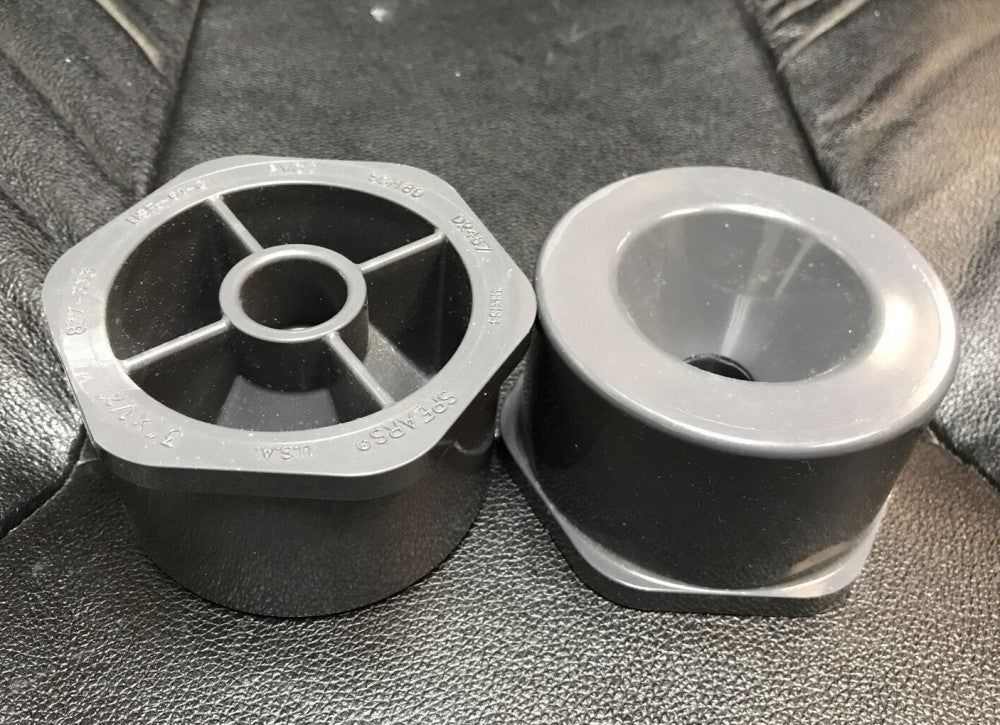 LOT OF 2 SPEARS 837-333 PVC REDUCING BUSHING 3" x 1/2" SCH80