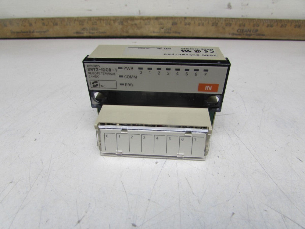 OMRON SRT2-ID08-1 , REMOTE TERMINAL , 24 VDC , 8 pt, GOOD TAKEOUT! MAKE OFFER!