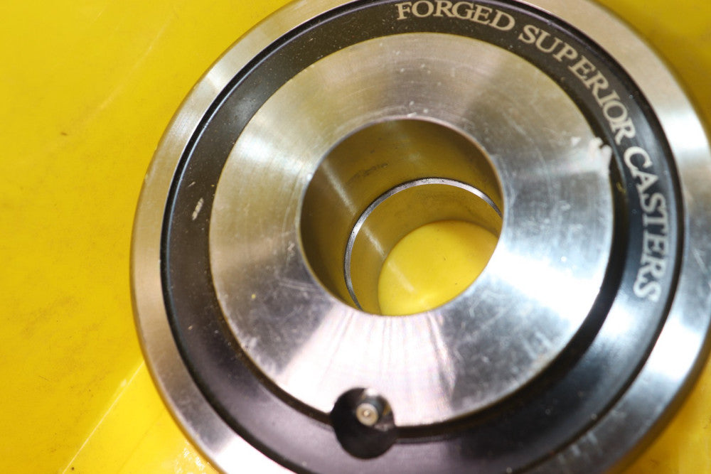 Forged Superior Casters V-Grooved Caster Wheels Steel 6" x 3"