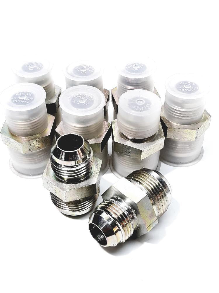 Caplugs DAY842FS Hex Male Pipe Adaptors 10/16" X 14/16" X 2-4/16" Lot of 9