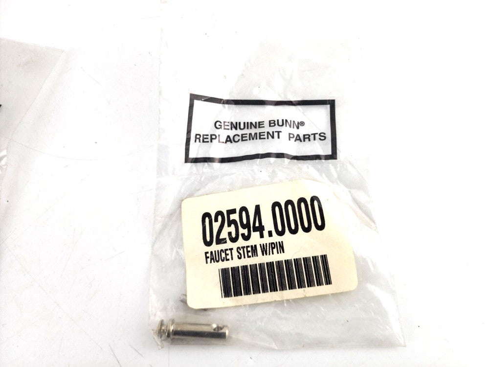 2pcs Bunn 02594.0000 Faucet Stem with Pin