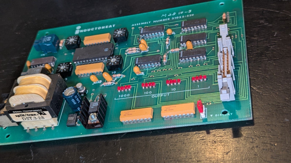 (1) Inductoheat 3103 5-539 PC Board Module
