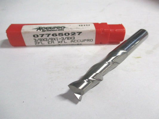 (12181791) 3/8" x 1-3/8" x 3/8" x 3" OAL Solid Carbide 2 Flute Square End Mill 