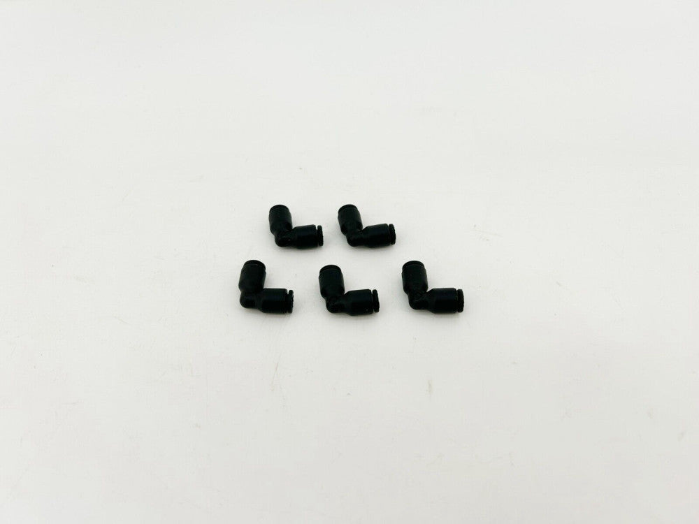 Lot of 5 New Lawson 86790 Union Elbows, 5/32" Tube OD, Glass Reinforced Nylon