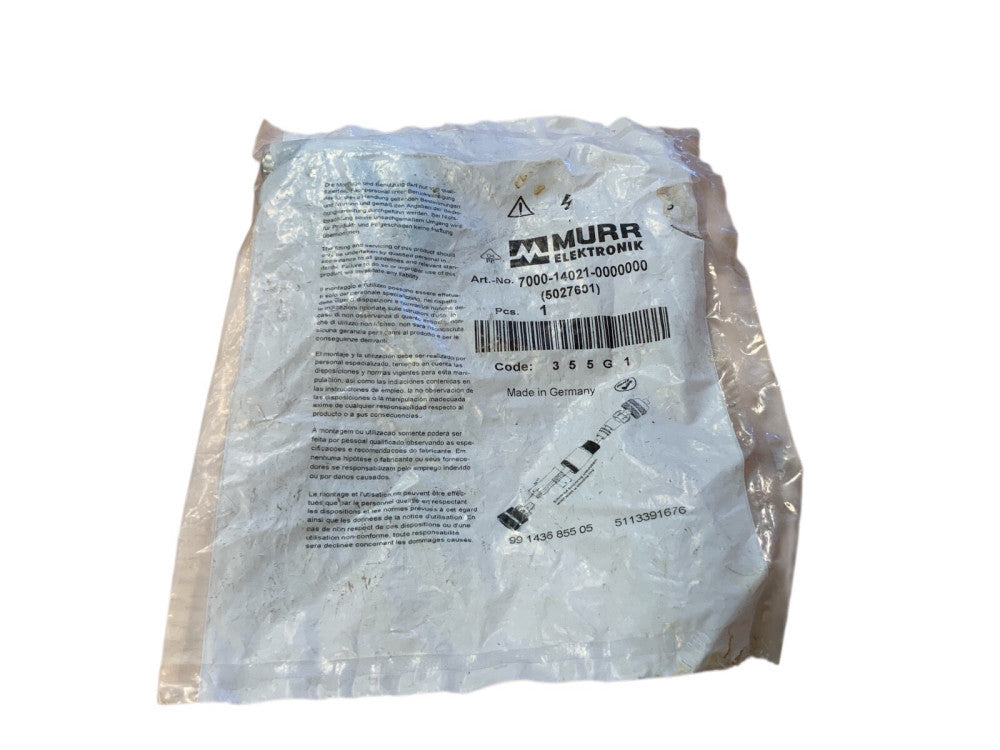 MURR round connector 7000-14021-0000000 (5027601)